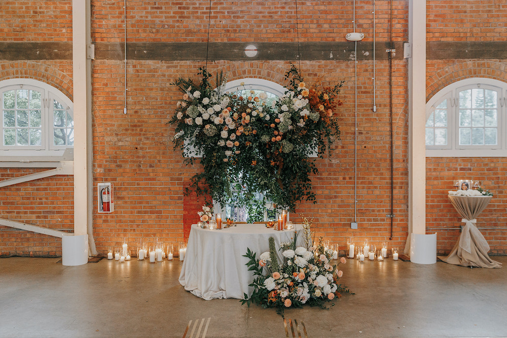 Sweetheart table at BRICK in San Diego, California