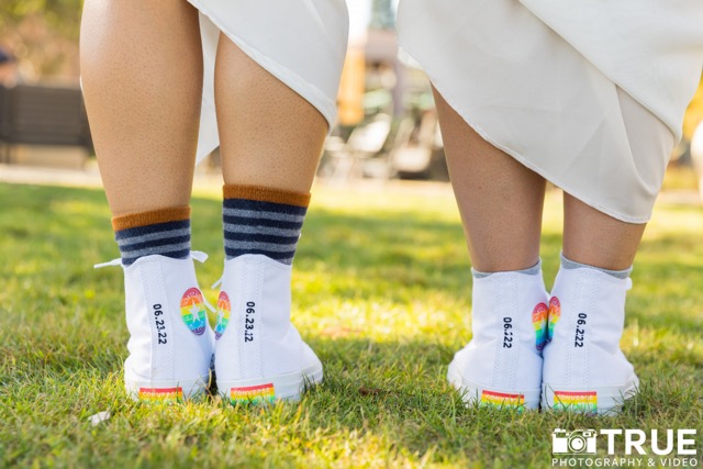 Pride wedding day details