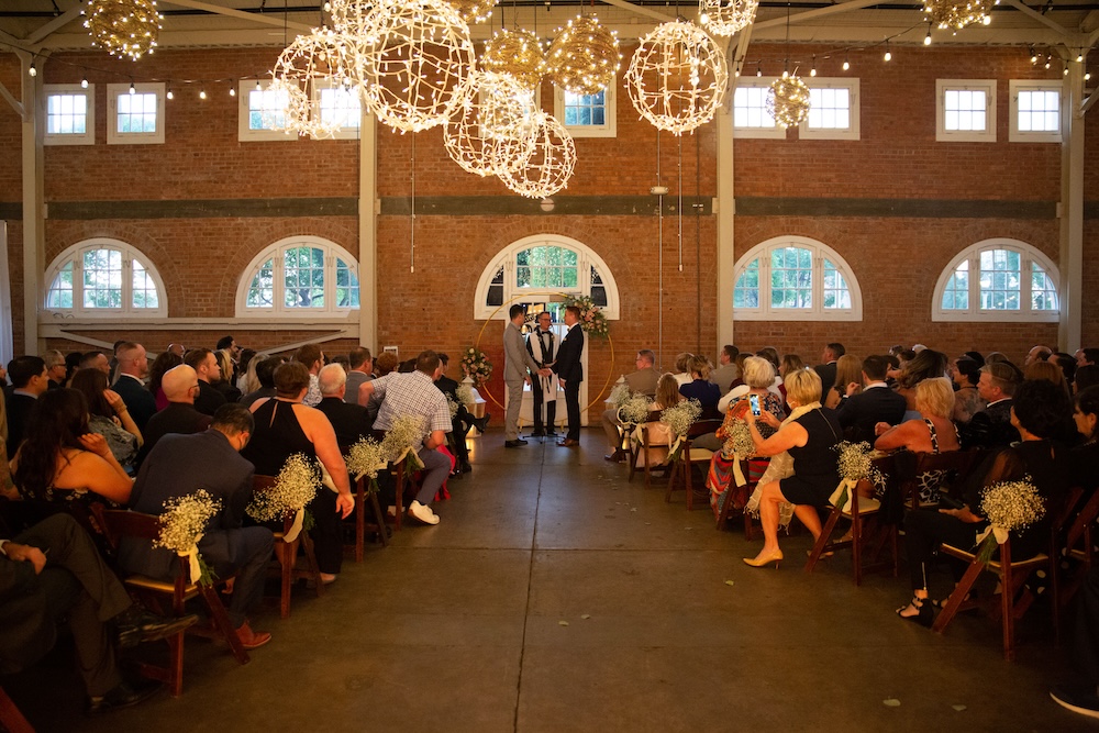 LGBTQ+ wedding ceremony