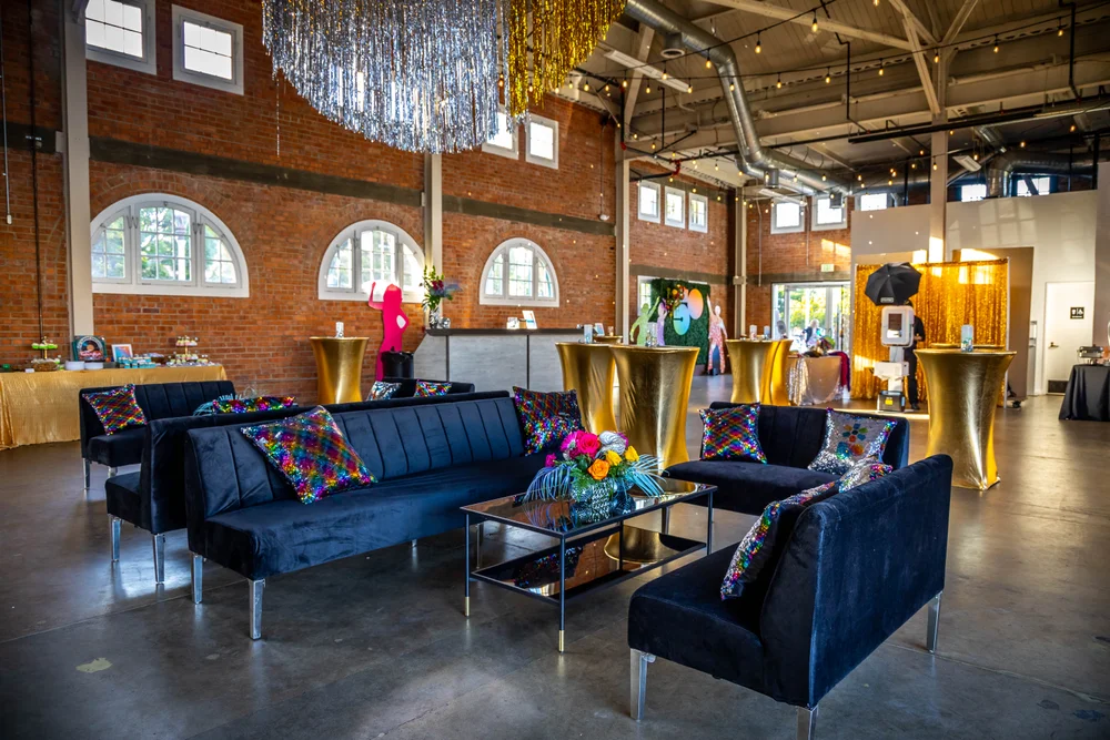 Corporate event with a 1970's theme at BRICK in San Diego
