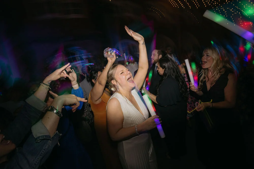 Bride dancing at her wedding at BRICK in San Diego