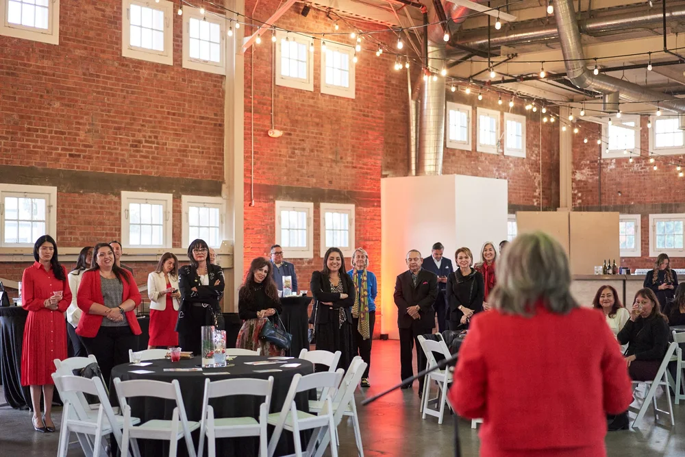 Guests at a charity gala in San Diego event venue
