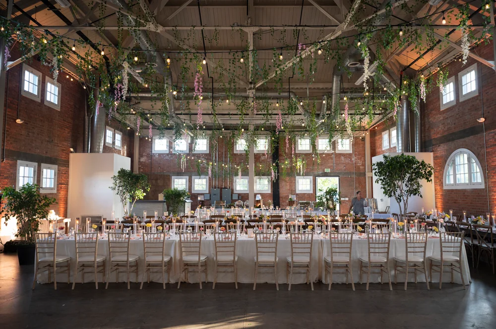 Garden-inspired wedding reception at BRICK in San Diego, CA